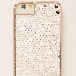 Reversible Sequins iPhone Case 6/6s/7/8 Rose Gold